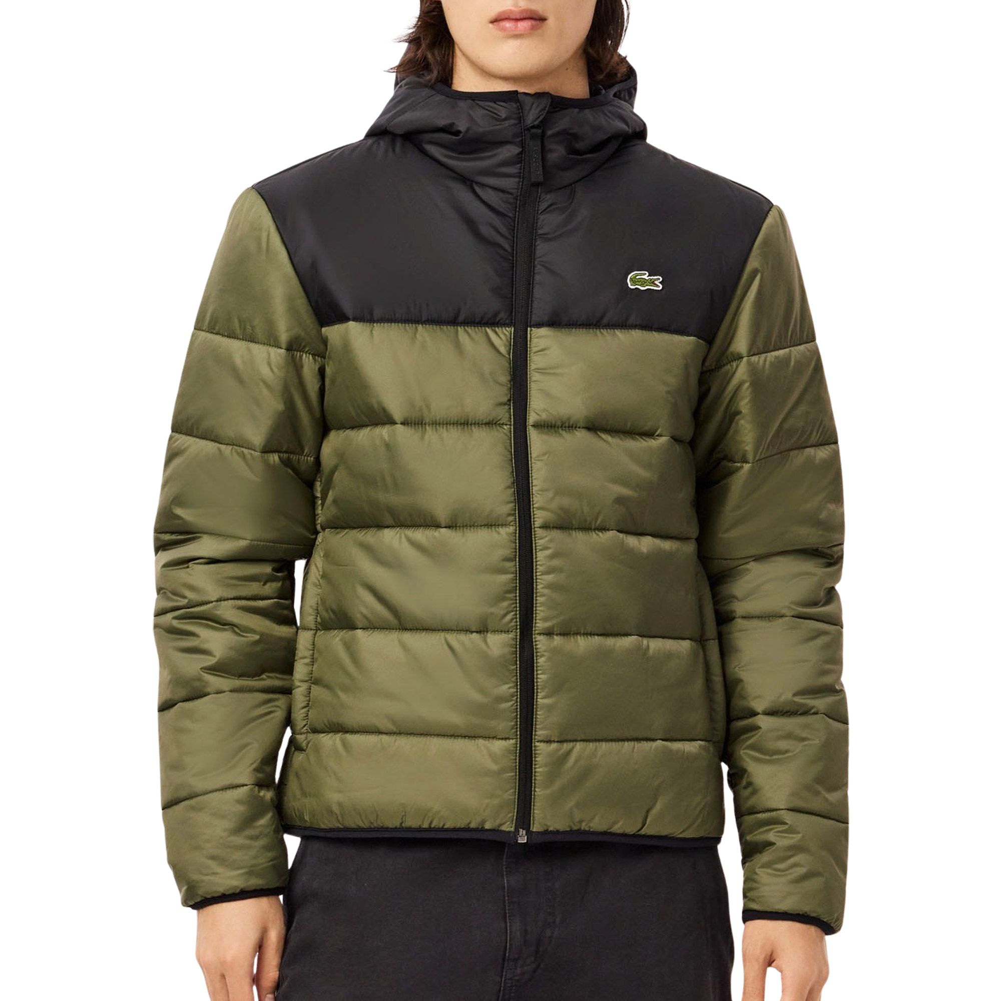 Lacoste Waterrepellent Hooded Puffer Jas Heren