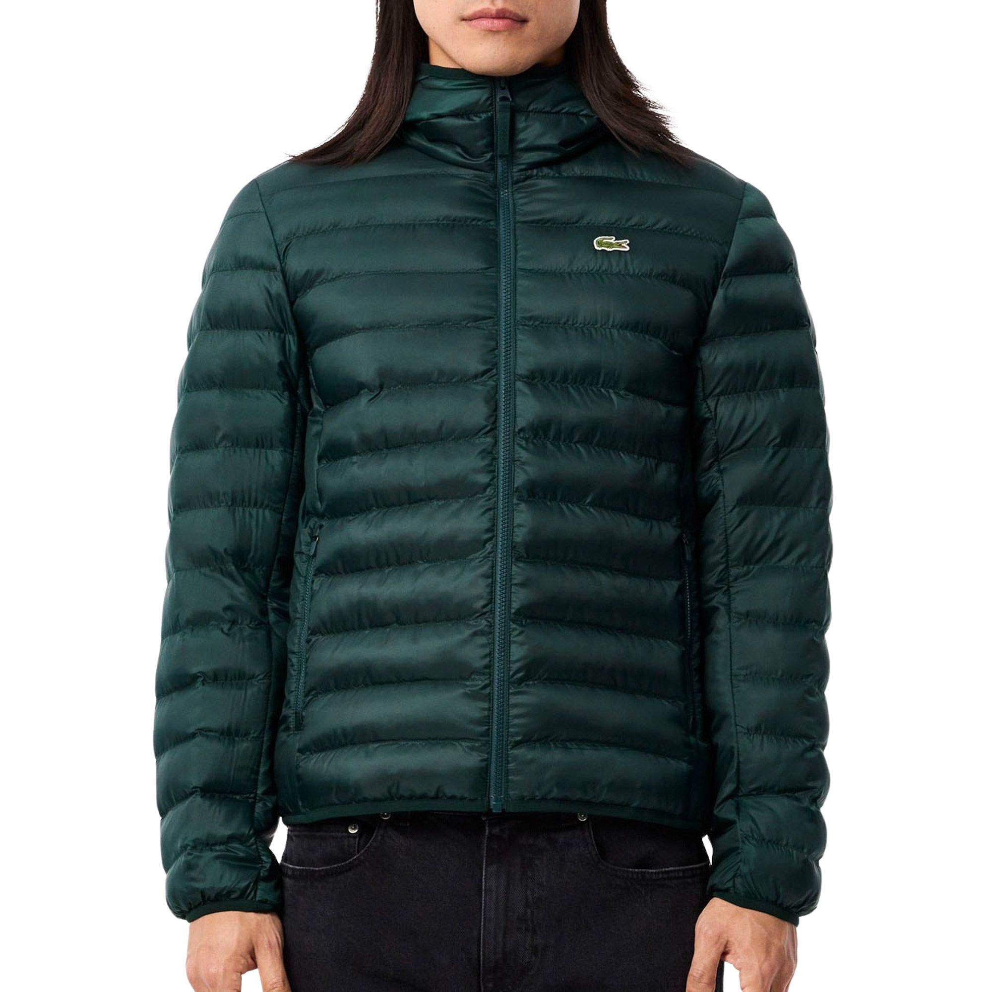 Lacoste Quilted Hooded Puffer Jas Heren