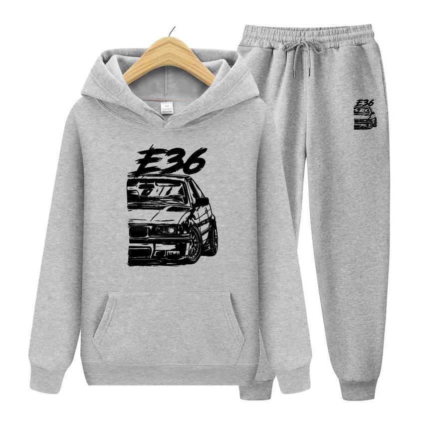 Enter Boutique Sports Clothing Collection Men's Sports Suit Women Hoodie Set E36 Sweatshirt | Car Hoodies Set | E36 Hoodie | Sweat E36 | Hoodies Sweatshirts S