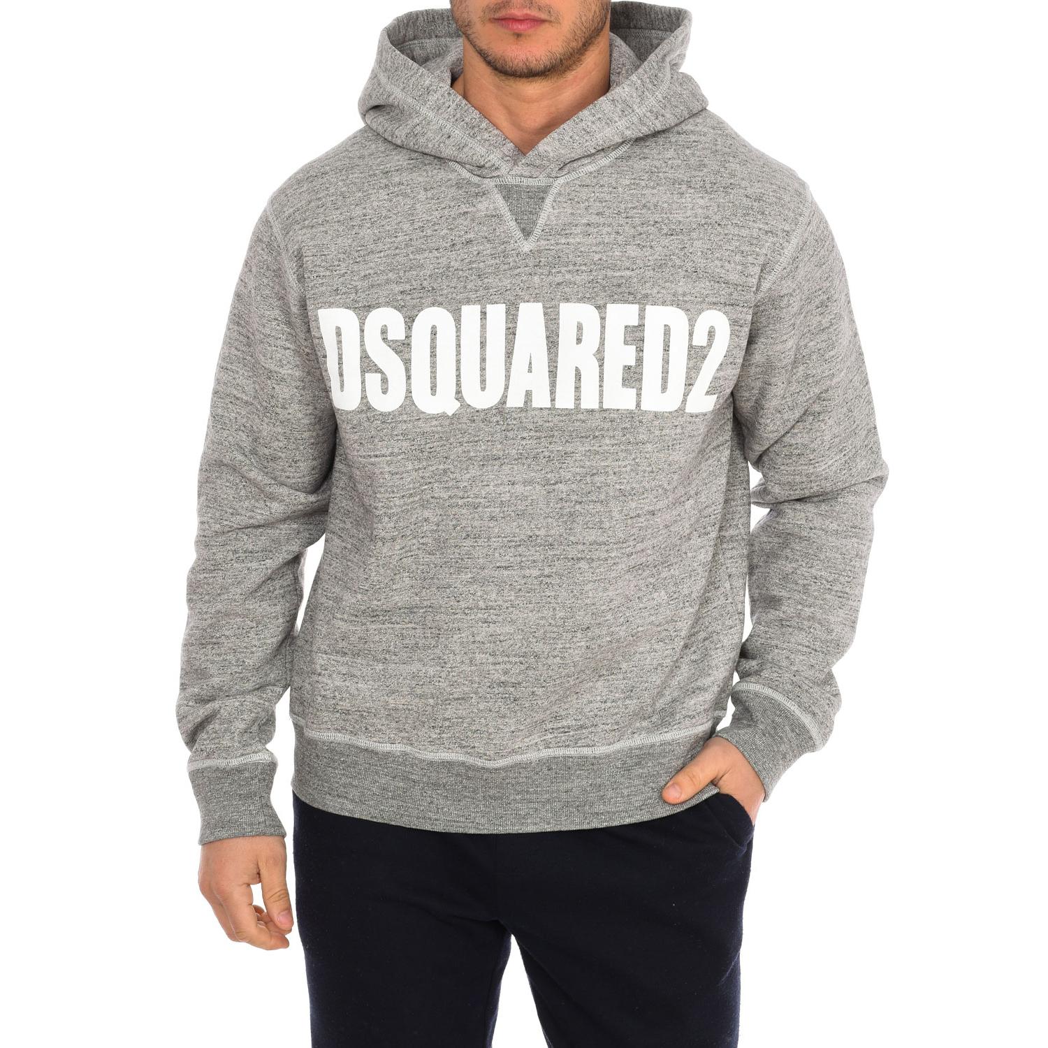 Dsquared2 Sudadera con capucha S71GU0412-S25148 hombre M grijs