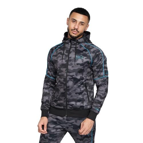 Crosshatch Brickcount Camo trainingspak voor heren XL groen