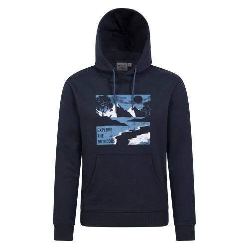 Pertemba FR - Apparel Mountain Warehouse Heren Explore The Outdoors-hoodie M Vloot