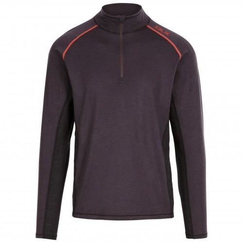 Trespass Mens Stan Thermal Top M donkergrijze kleur