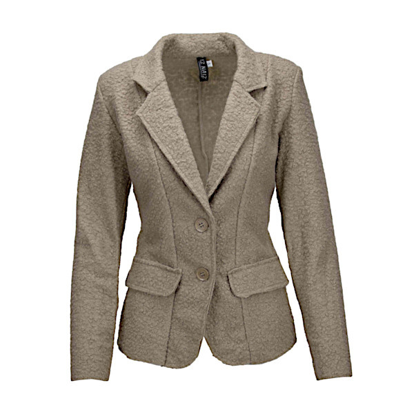 Iz Naiz Blazer 3772 boucle sand