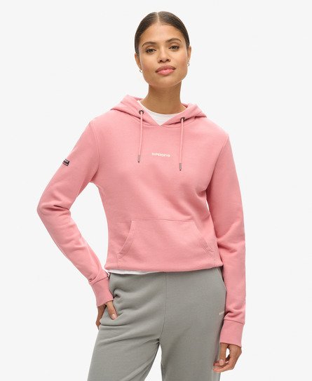 Superdry Vrouwen Effen Hoodie Roze