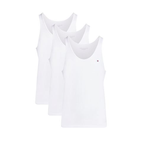 Tommy Hilfiger Underwear Tanktop 3P TANK TOP met logoborduursel (3-delig, Set van 3)