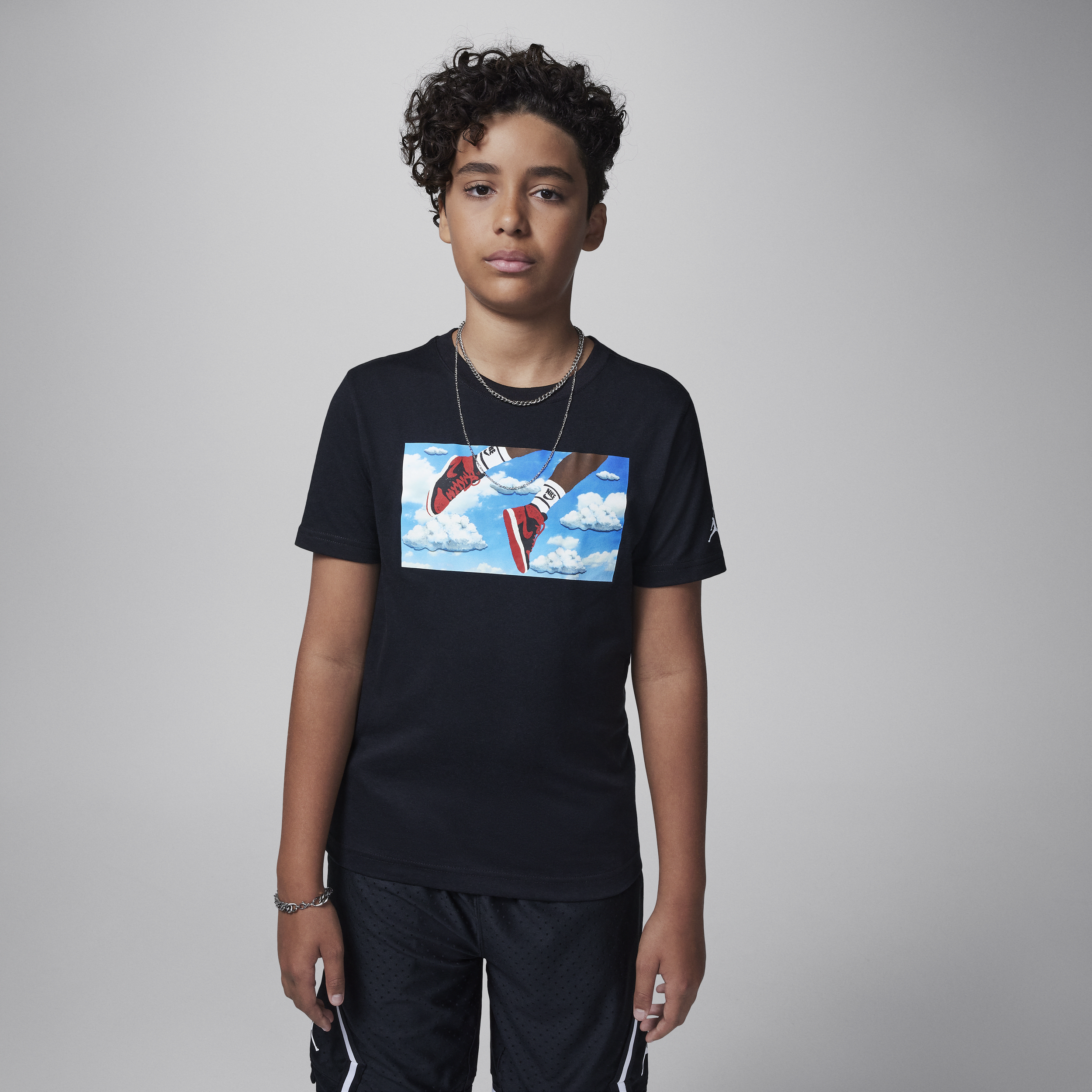 Jordan In Flight T-shirt voor kids - Zwart