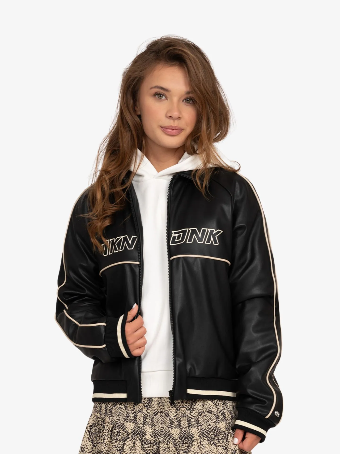 Nik & Nik Meisjes jasje racer bomber zwart