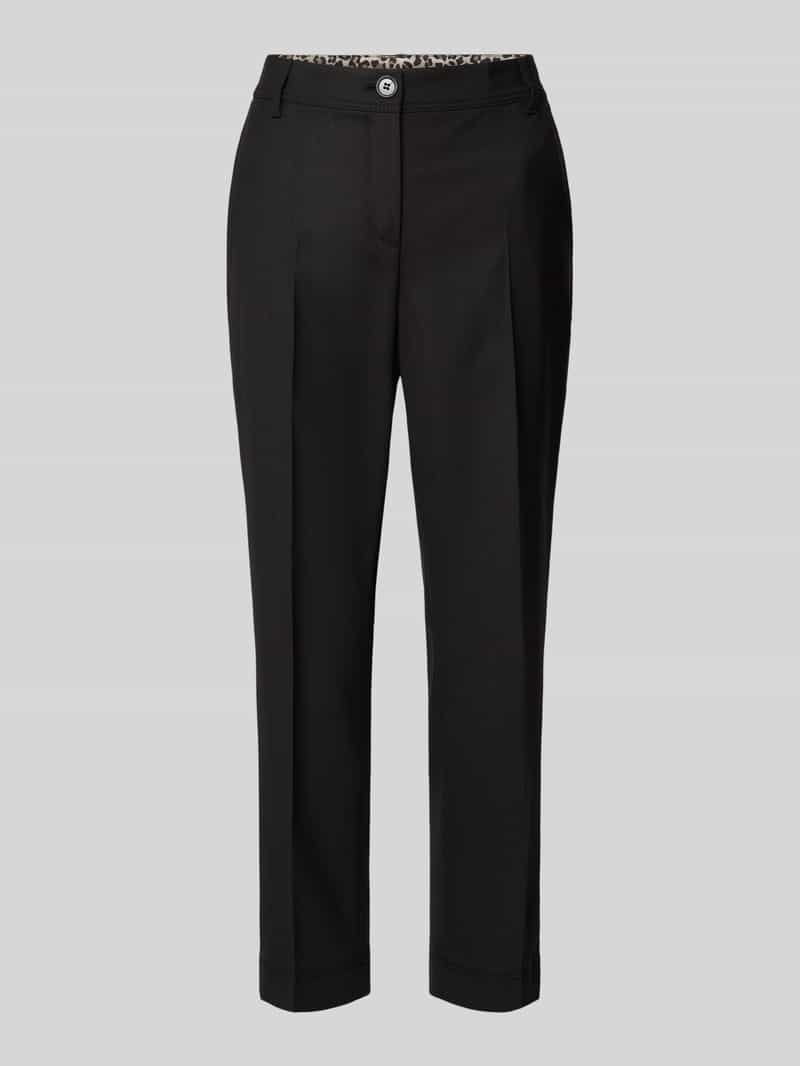 Marc Cain Slim fit pantalon met persplooien