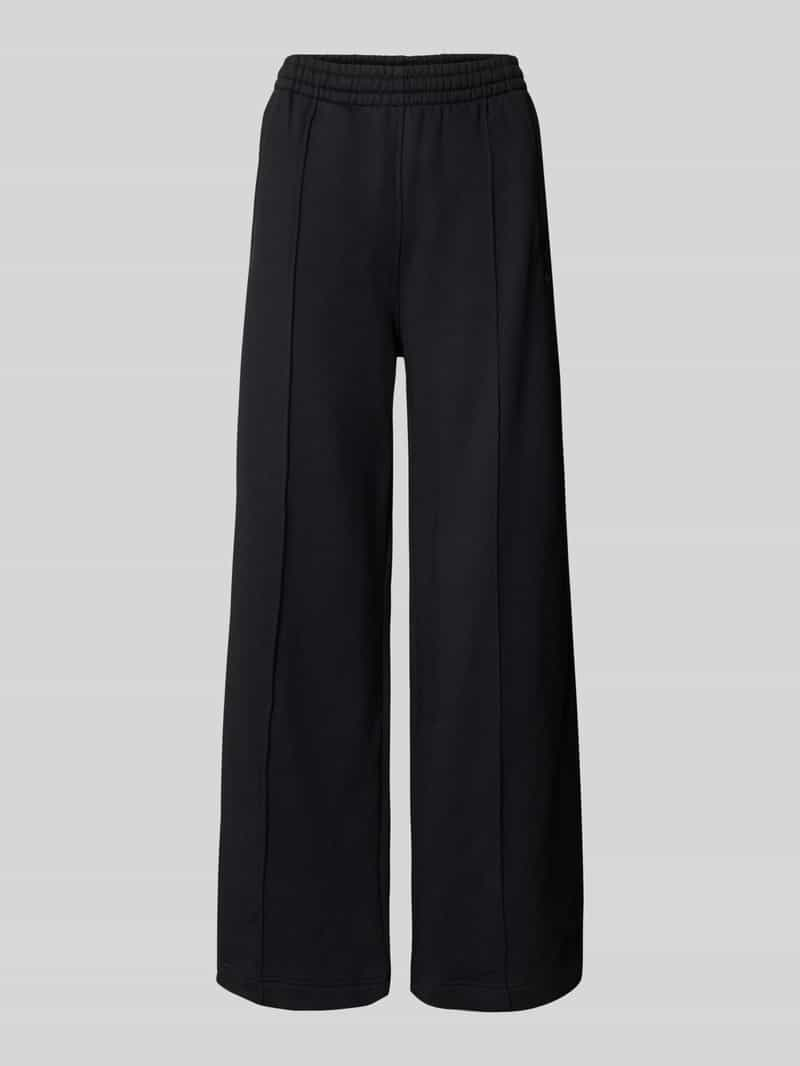 Adidas Originals Wide leg sweatpants met elastische band