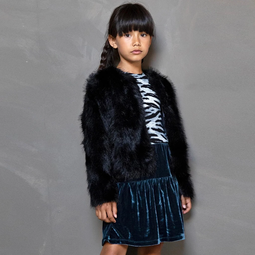 Like Flo-collectie Vest Fake Fur (black)