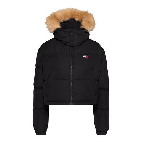 TOMMY JEANS Gewatteerde jas TJW CRP ALASKA FAUX FUR HOOD