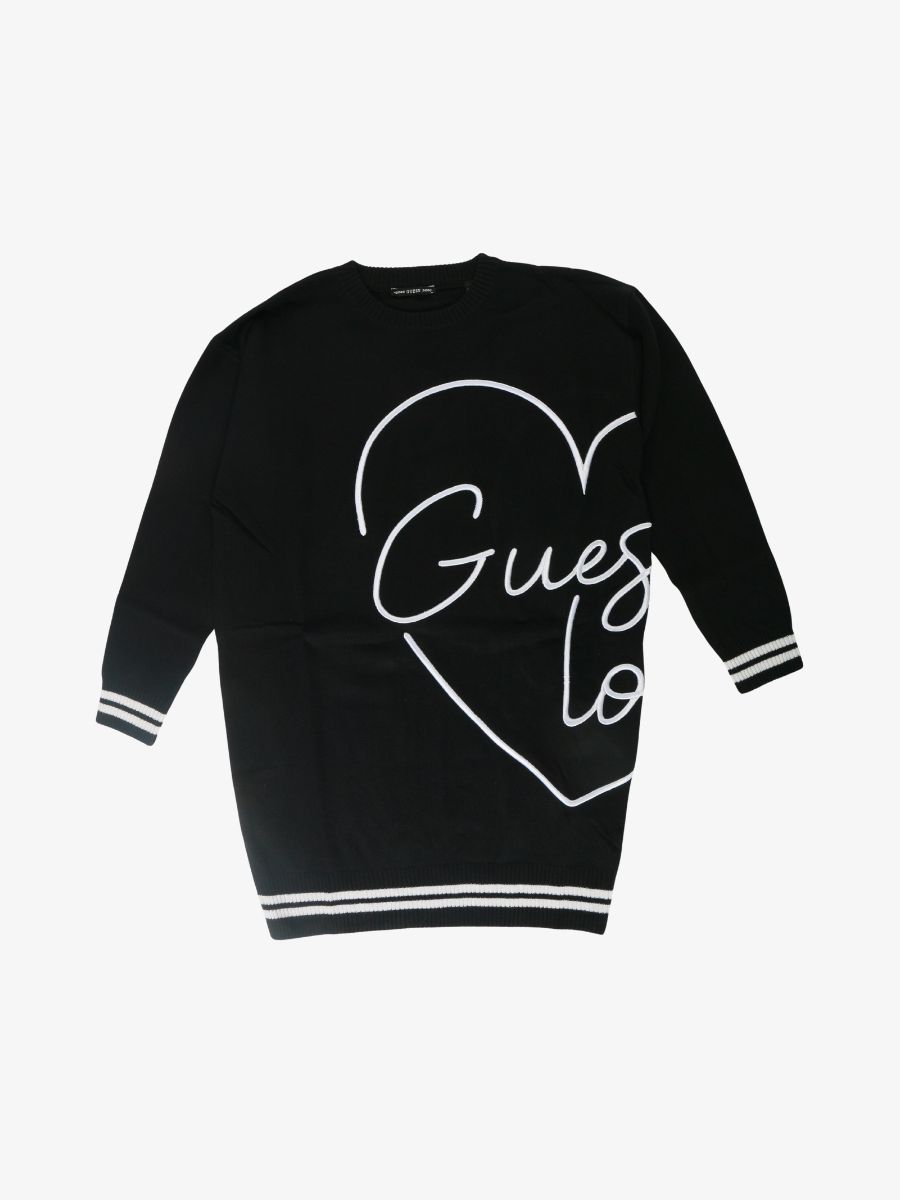 Guess Meisjes jurk knit zwart