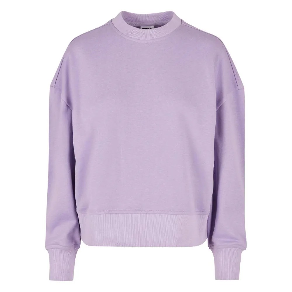 Urban Classics Meisjes terrycloth crew hals oversized sweatshirt