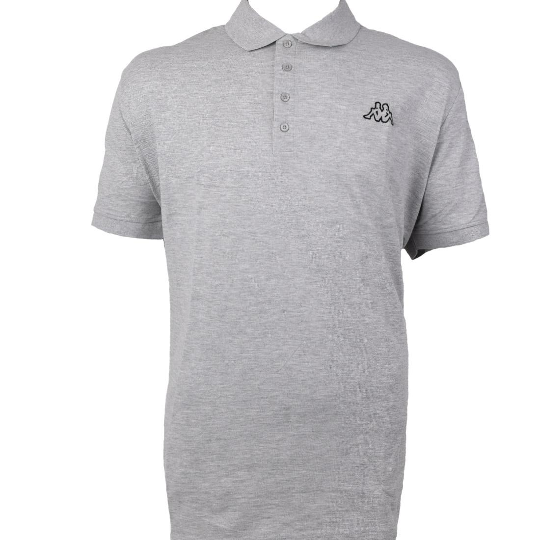 Kappa Peleot Polo, grijze T-shirts voor heren 4XL grijs