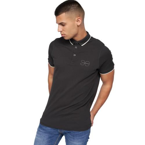 Crosshatch Padro-poloshirt voor heren L donkere kaki kleur