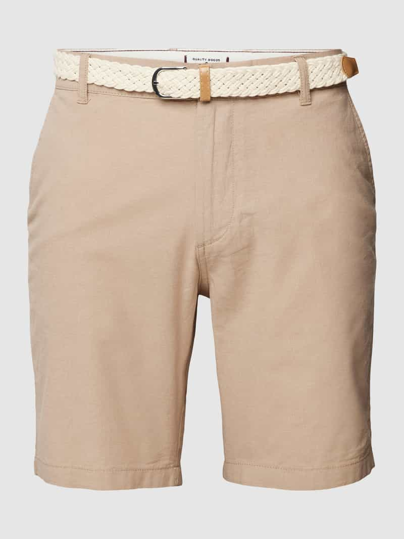 Jack & jones Bermuda met stoffen ceintuur