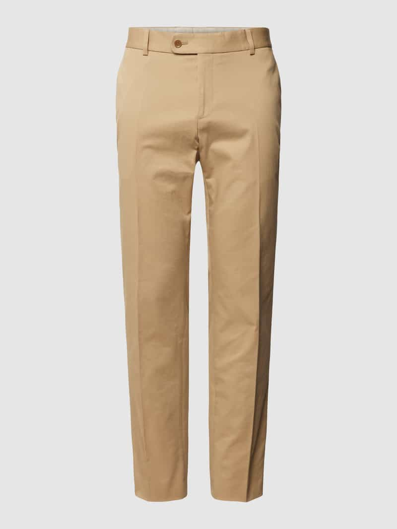 Carl gross Slim fit pantalon met persplooien, model 'Tomte'