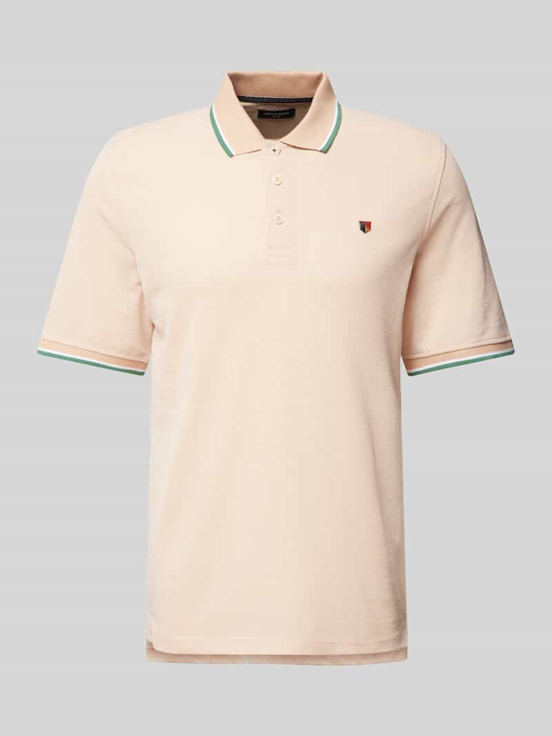 Jack & Jones Premium Regular fit poloshirt met logostitching, model 'BLUWIN'