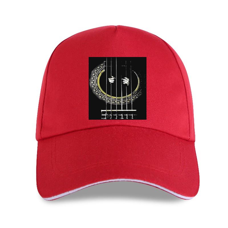 91530102MAC2AA7079 Nieuwe Cap Hoed Vintage Gitaar Gevangene Voor Unisex Ronde Hals Katoen Rock Muziek Baseball Cap 2021 Aankomst Kleding