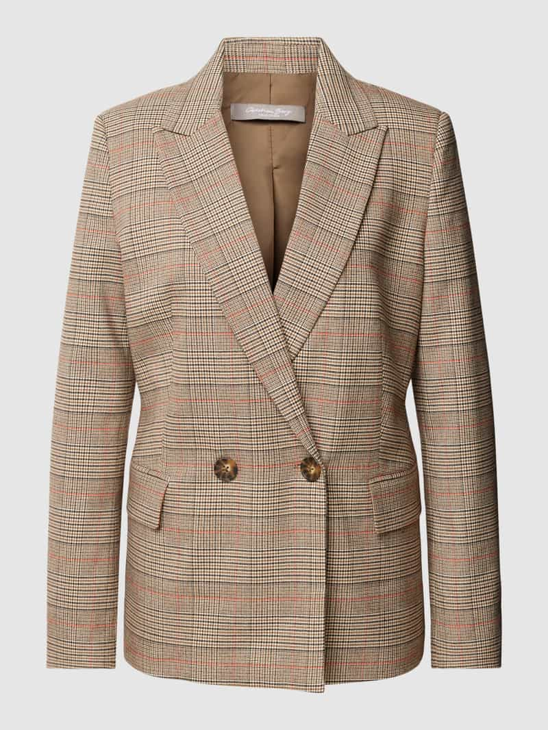 Christian Berg Woman Selection Blazer met pied-de-poule-motief