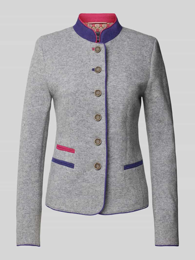 WHITE LABEL Getailleerde blazer met opstaande kraag