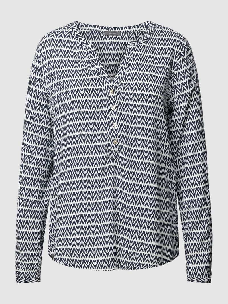 Montego Blouse met all-over motief