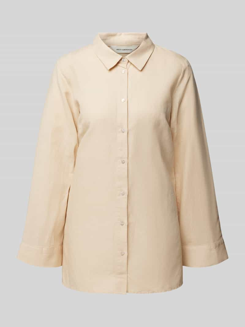 MSCH Copenhagen Overhemdblouse met 3/4-mouwen, model 'Mirilla'