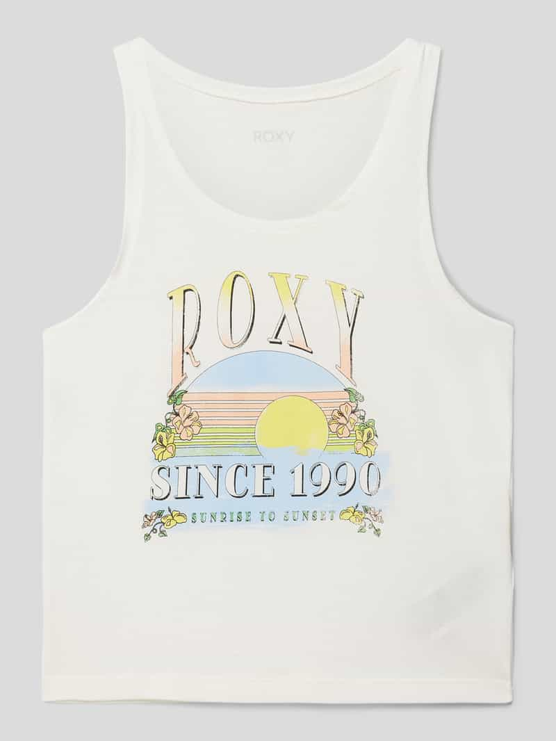 Roxy Top met label- en motiefprint, model 'DANCE LIKE  FUNK'