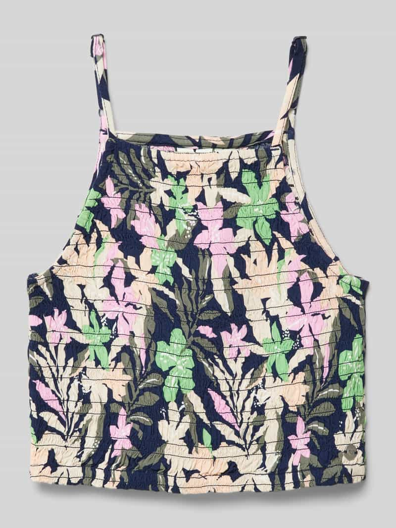 Roxy Top van viscose met motiefprint, model 'UT IT IN A LOVE SONG'