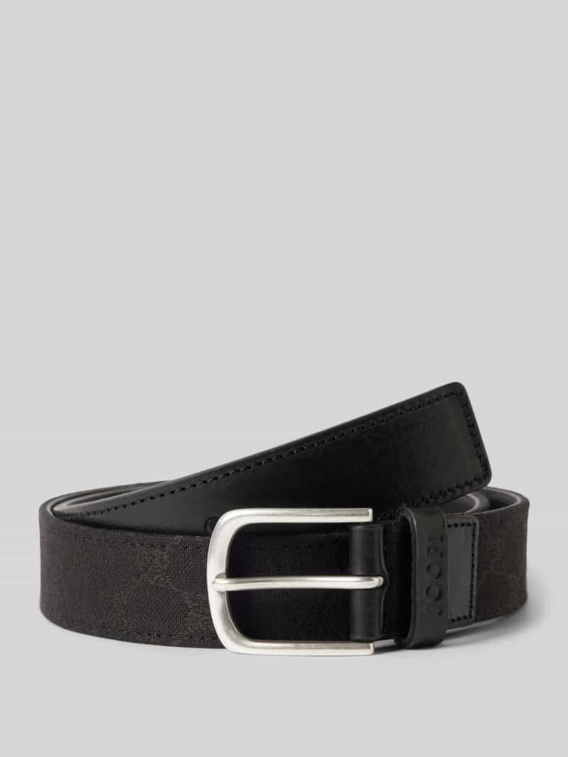 JOOP! COLLECTION // Woman Leren riem met reliëflogo