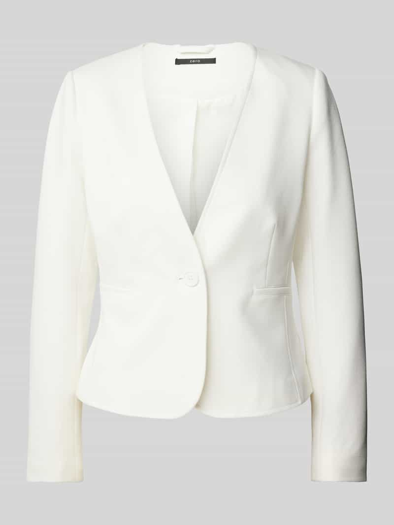 Zero Blazer met strookzakken