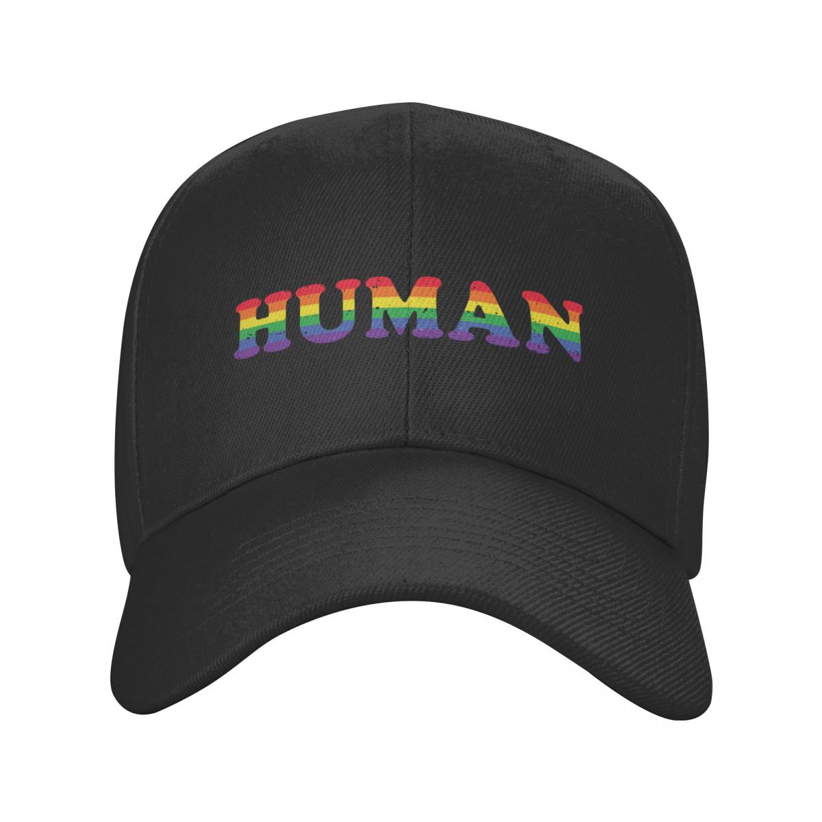 91460000MABYFHJN57 Aangepaste Rainbow Gay Pride Menselijke Baseball Cap Zonwering Unisex Dames Verstelbare LGBT Lesbische Papa Hoed Herfst Snapback Caps Adjustable Cap