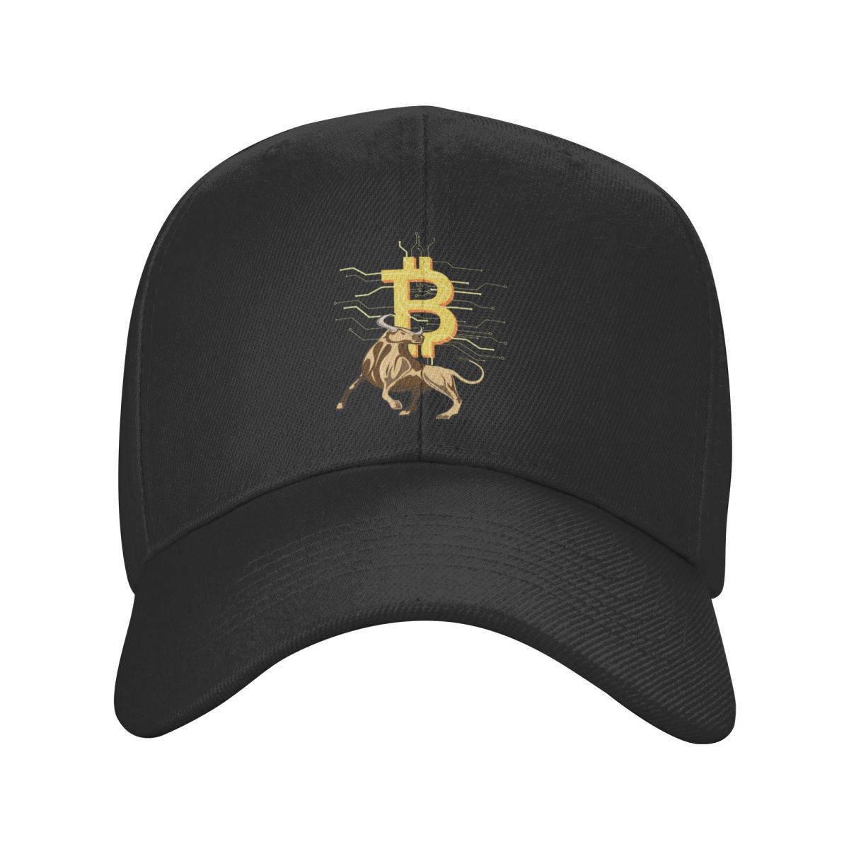 91460000MABYFHJN57 Bitcoin Bull Baseball Cap Unisex Dames Ademend BTC Crypto Valuta Papa Hoed Streetwear Snapback Hoeden Trucker Caps Adjustable Cap