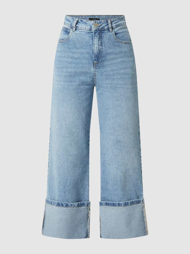 Opus Jeans met vaste omslag aan de pijpen, model 'Maddy'