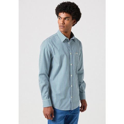 Wrangler Overhemd met lange mouwen LS 1 PKT SHIRT met geruit patroon