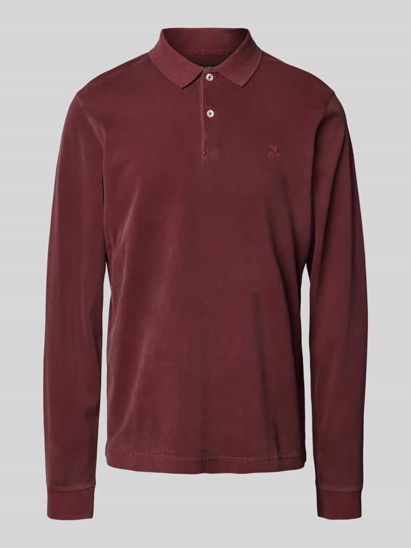 MARC O POLO Regular fit poloshirt met labelstitching