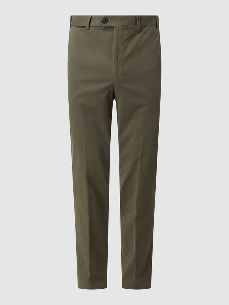 Hiltl Regular fit chino met stretch, model 'Peaker'