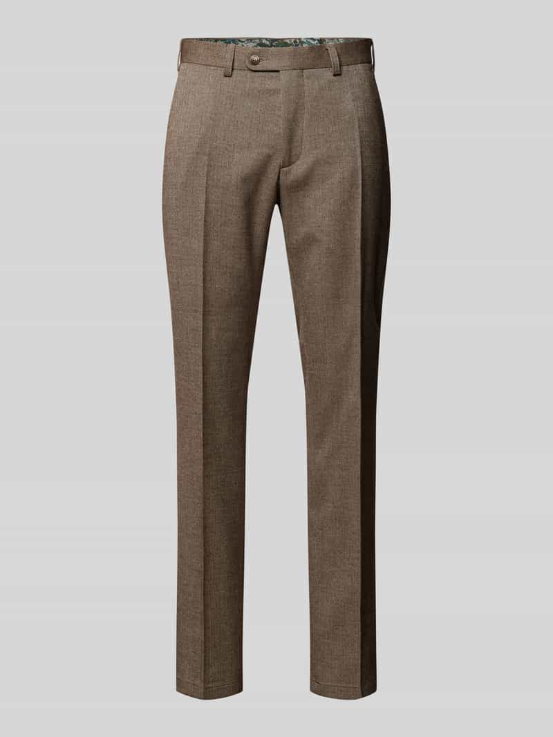 Digel Slim fit pantalon met persplooien, model 'Sergio'