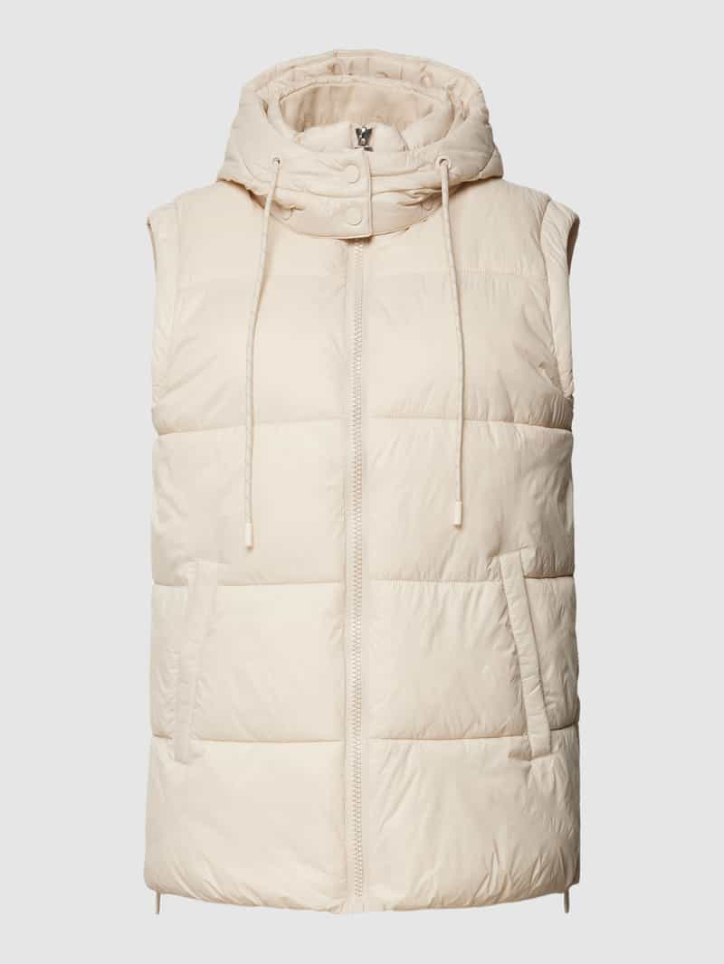 Comma Casual Identity Bodywarmer met capuchon