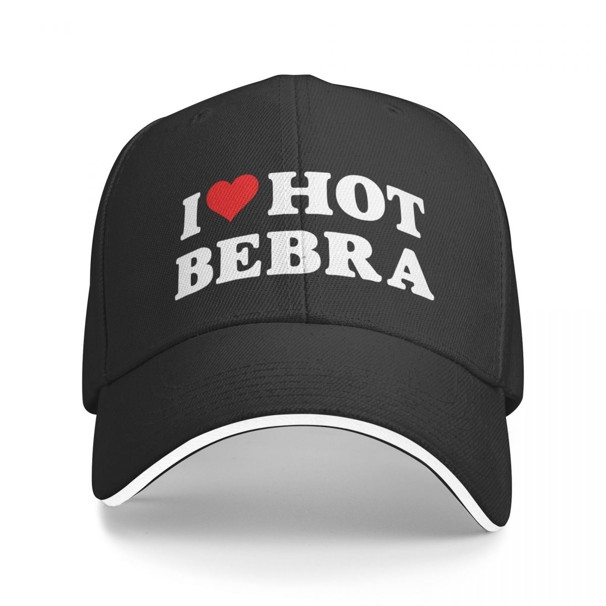 91460000MABYR62T12 I Heart Hot Bebra I Love Hot Bebra Cap Baseball Cap kinderhoed Winter Unisex pet Dames