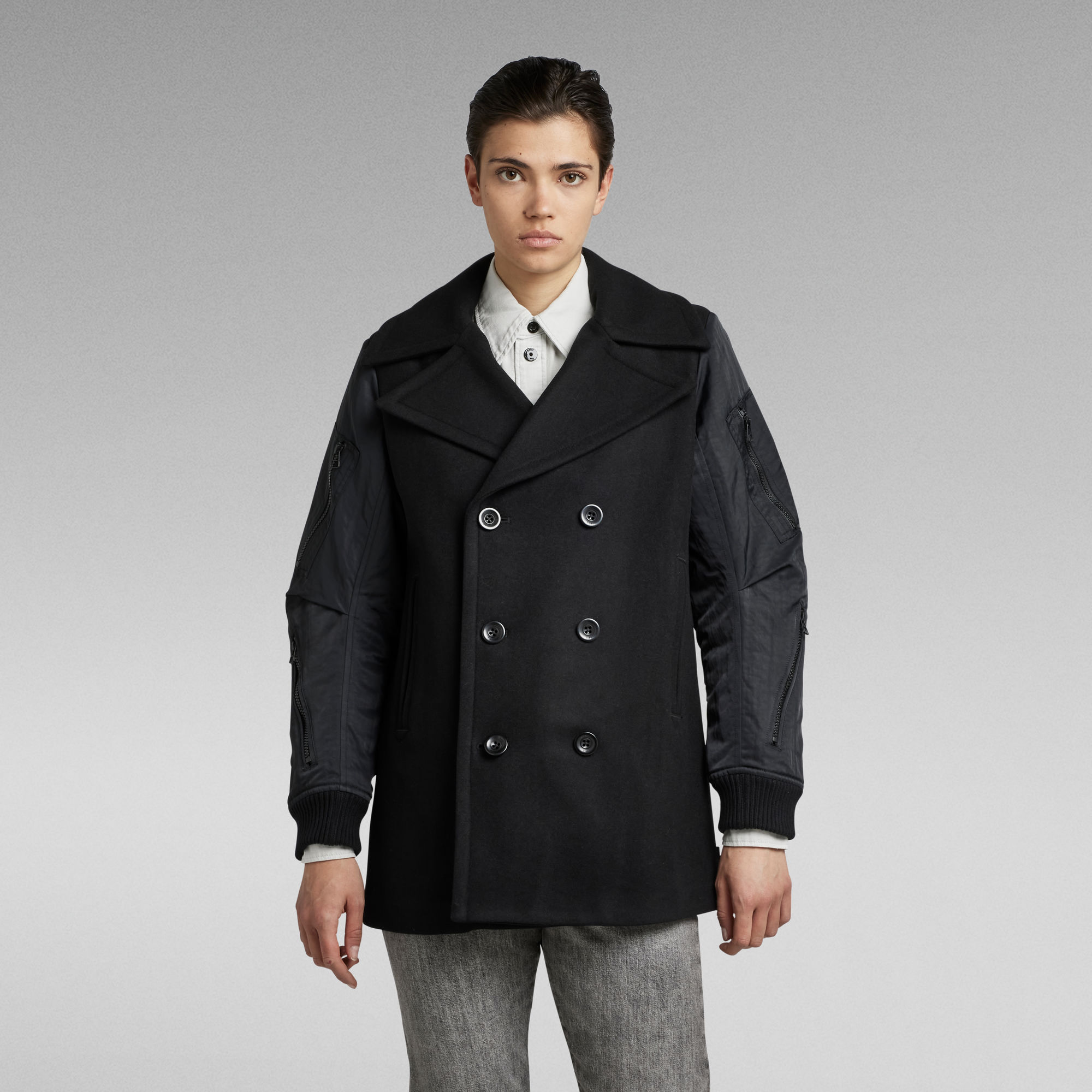 G-Star RAW Bomber Sleeve Peacoat - Zwart - Dames