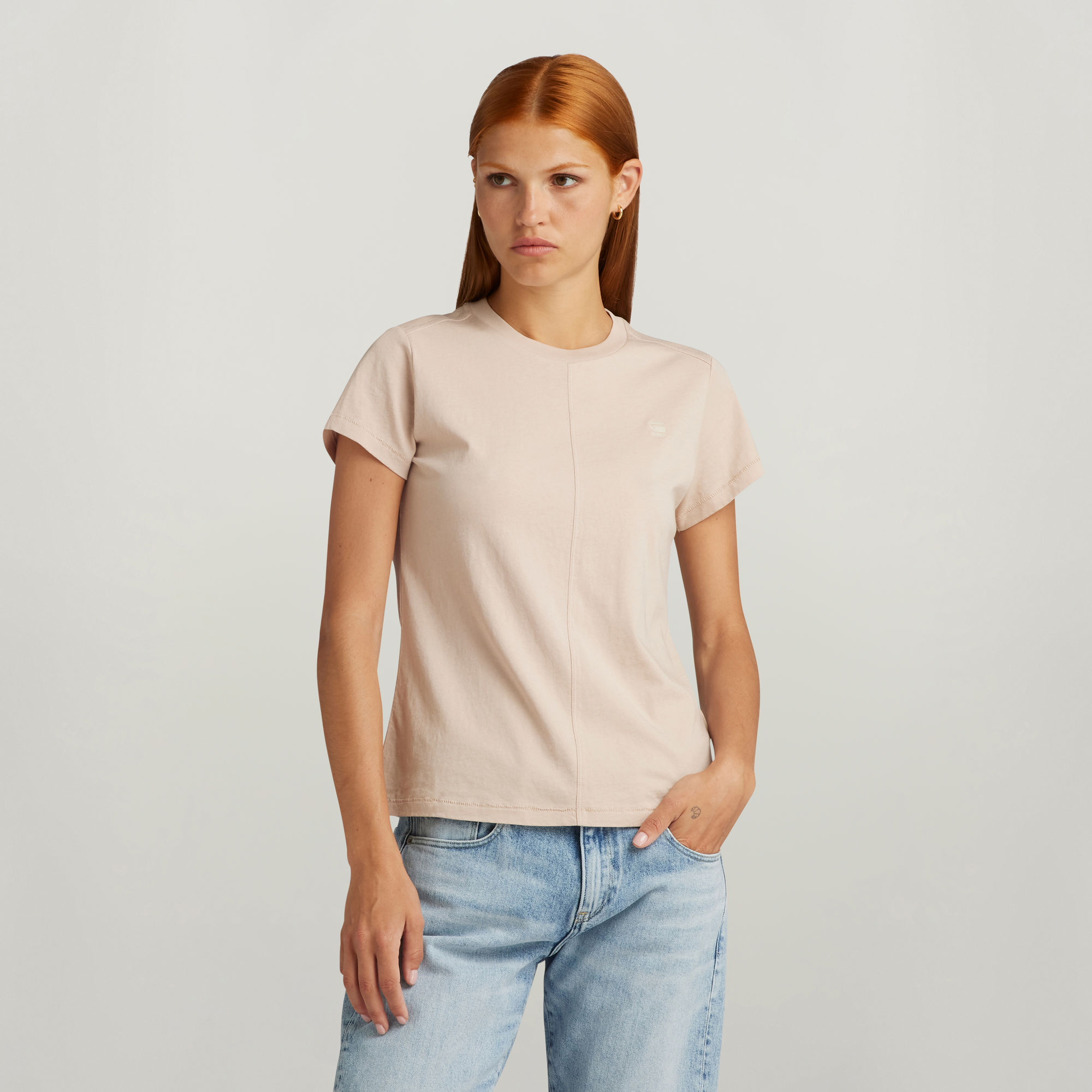 G-Star RAW Front Seam Top - Roze - Dames