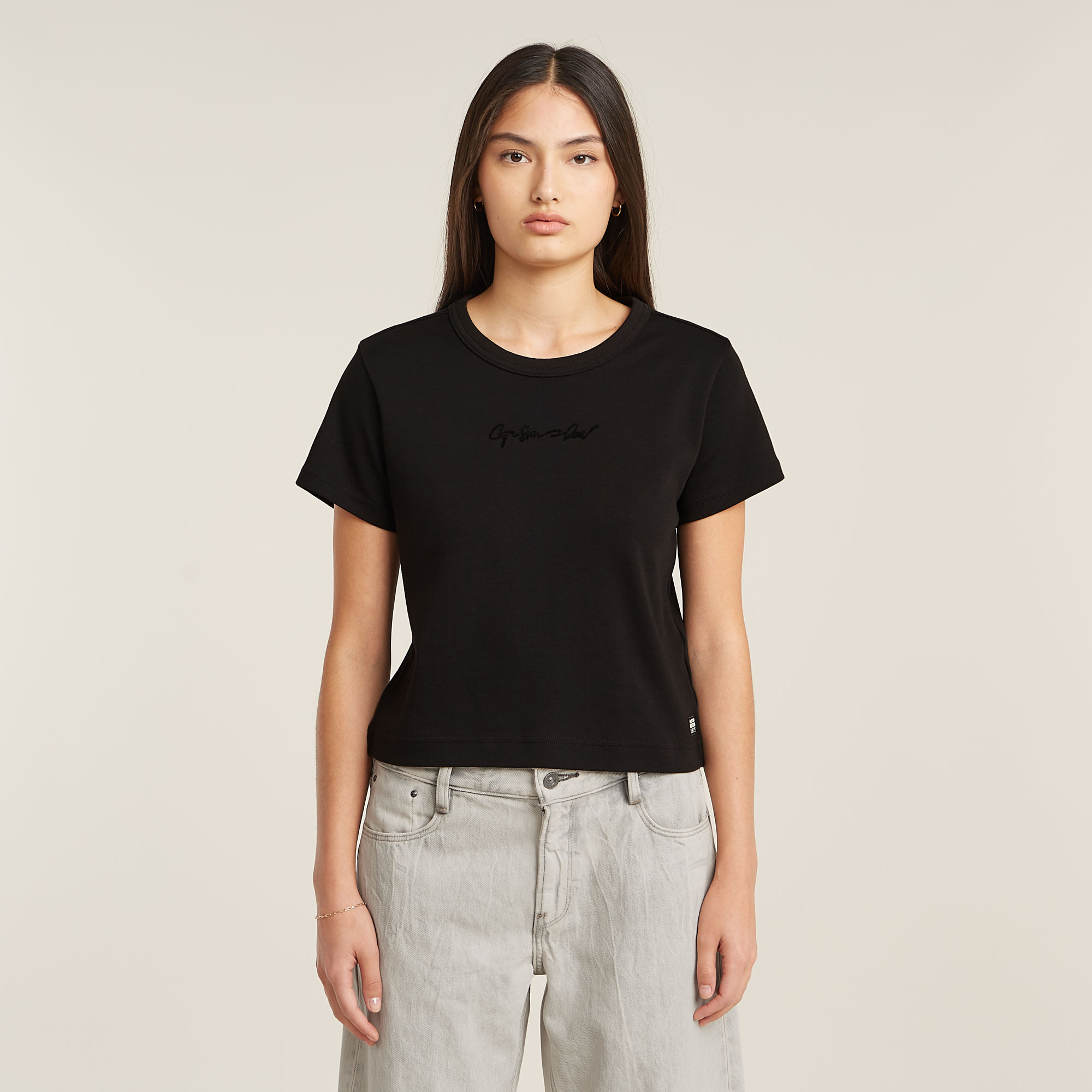 G-Star RAW G-Script Baby Brother Top - Zwart - Dames