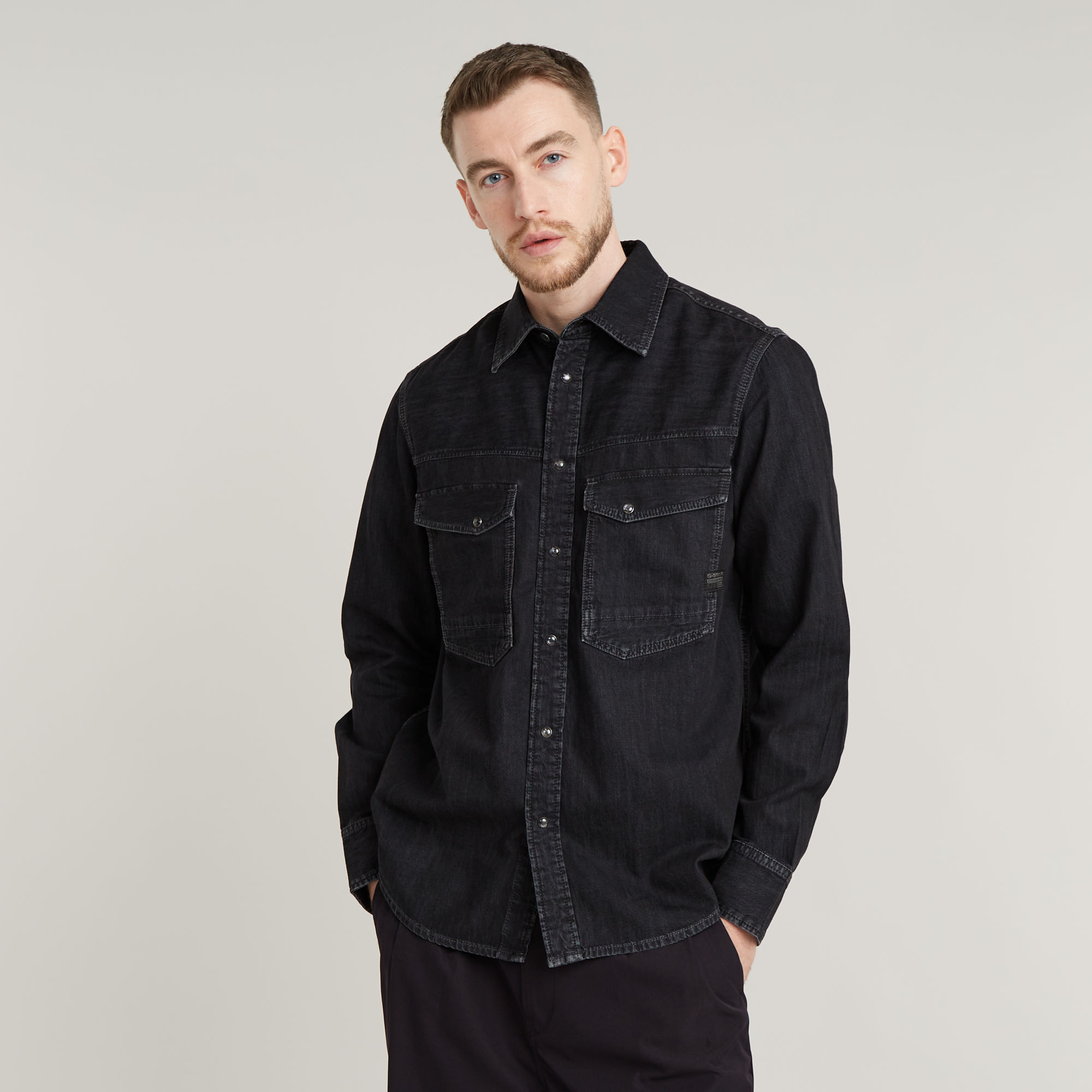 G-Star RAW Dakota Slim Shirt - Zwart - Heren