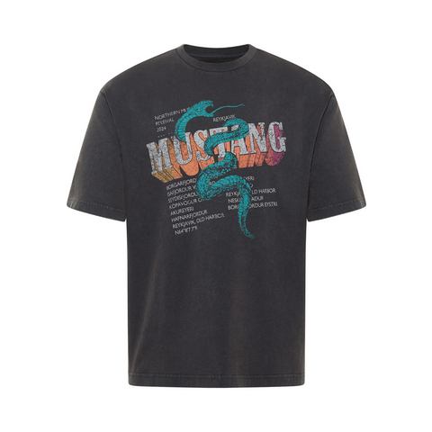 Mustang Shirt met korte mouwen T-shirt