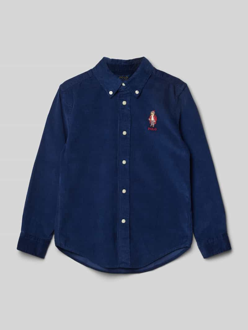 Polo Ralph Lauren Kids Regular fit corduroy overhemd met button-downkraag