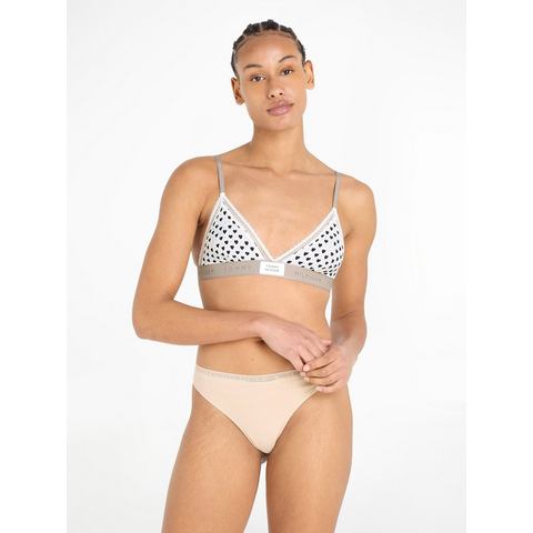 Tommy Hilfiger Underwear Bralette-bh TRIANGLE PRINT met modieuze tailleband met logo