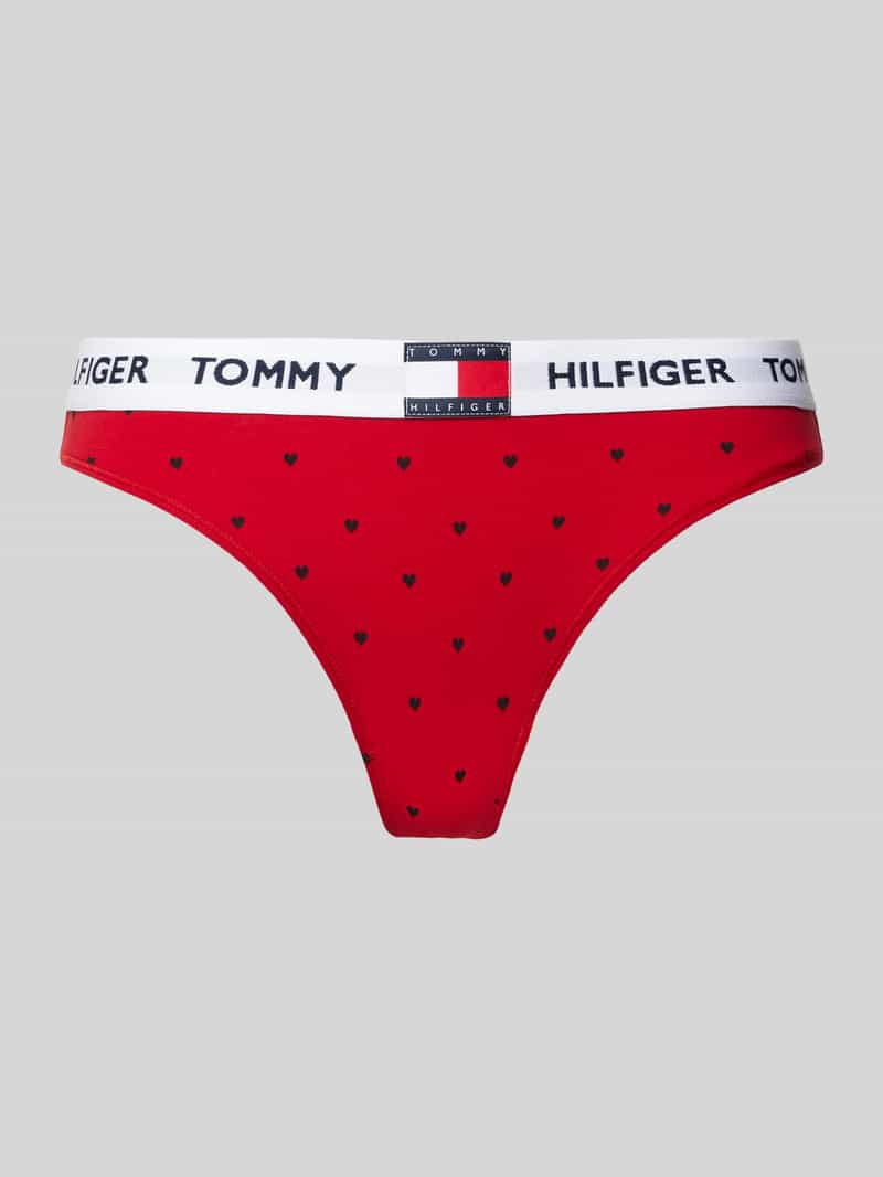 Tommy Hilfiger String met elastische band met logo, model 'HERITAGE'