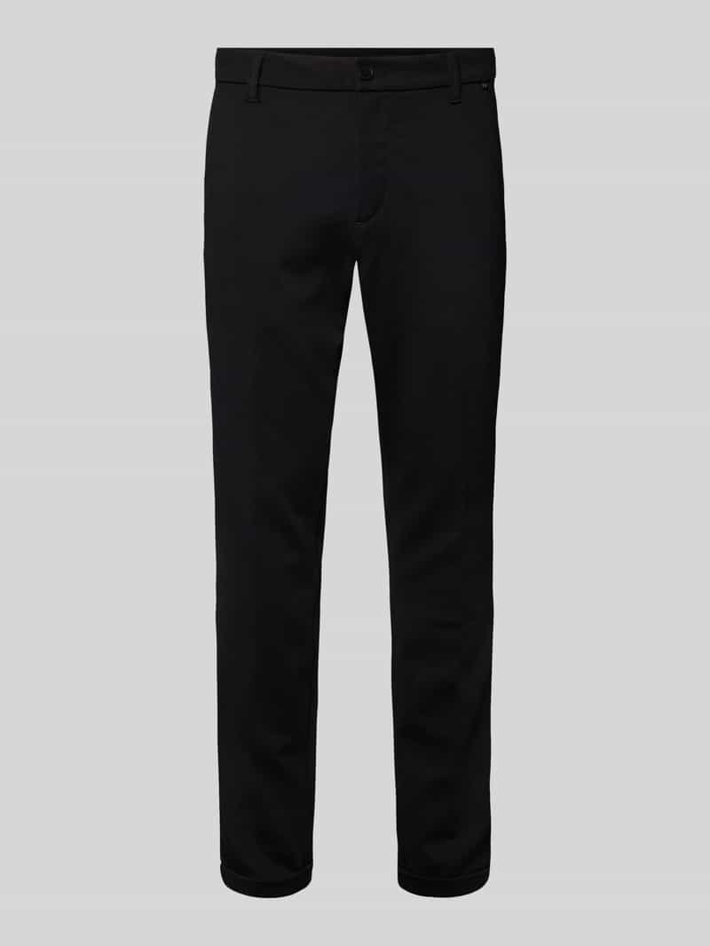 Tom Tailor Denim Slim fit chino van jersey met vaste, opgerolde pijpboorden